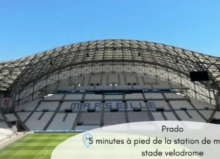 T4 Prado Velodrome Plage 3 Chambres 马赛 外观 照片