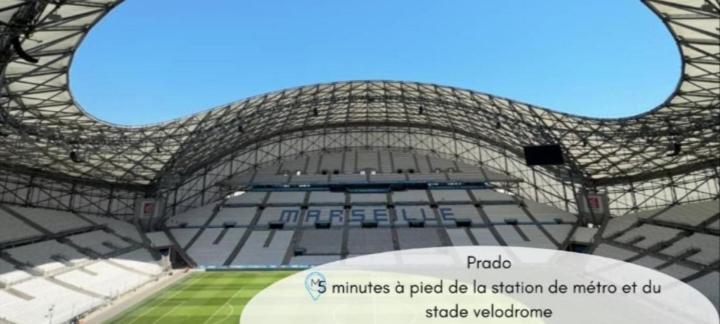 T4 Prado Velodrome Plage 3 Chambres 马赛 外观 照片